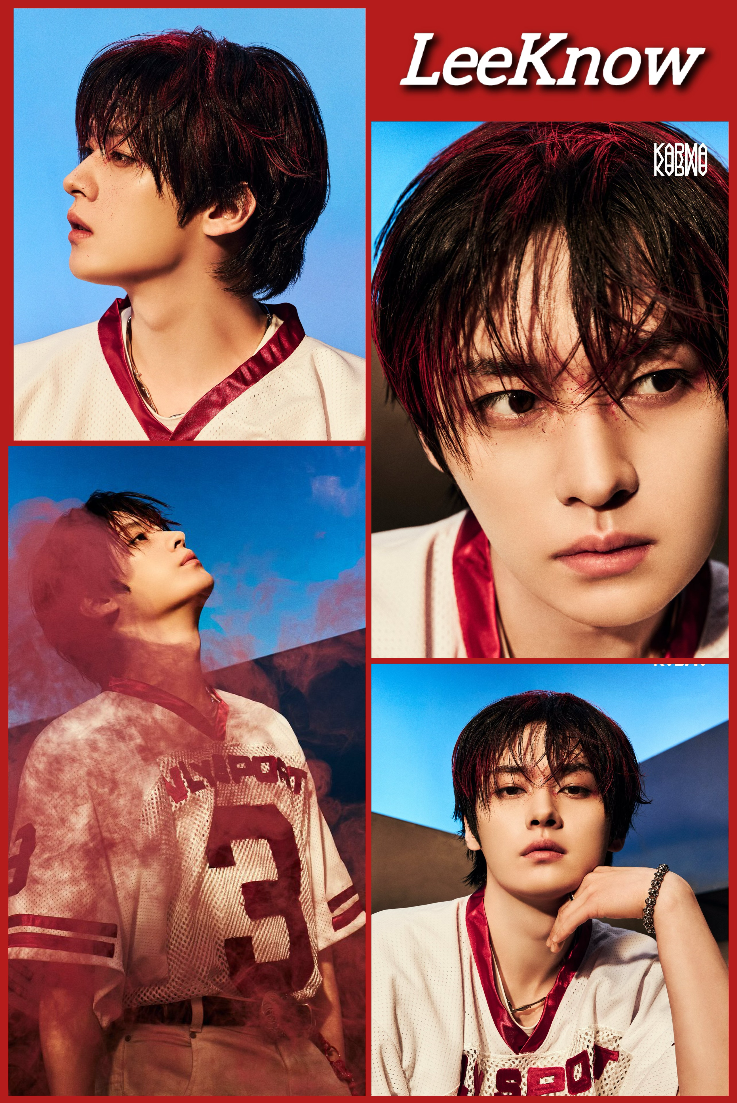 Recent activity shot of Lee Know (Stray Kids)