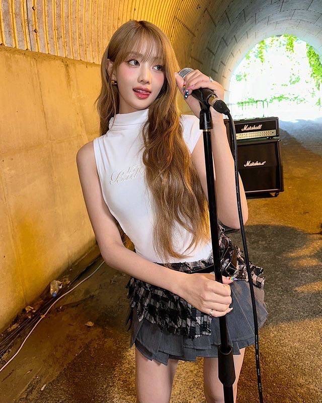 A moment captured by Minnie (i-dle)'s fan