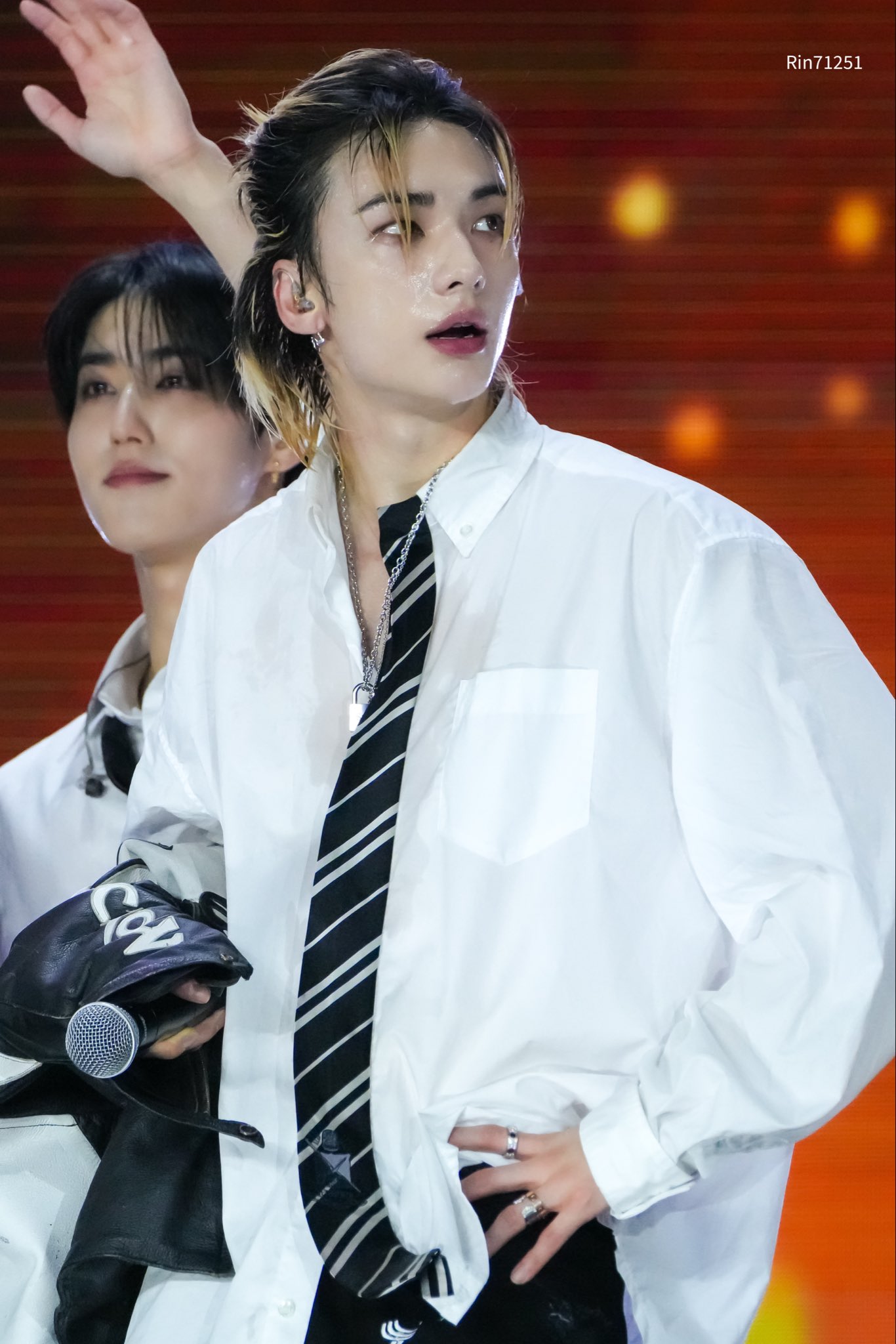 Recent activity shot of Hyunjin (Stray Kids)