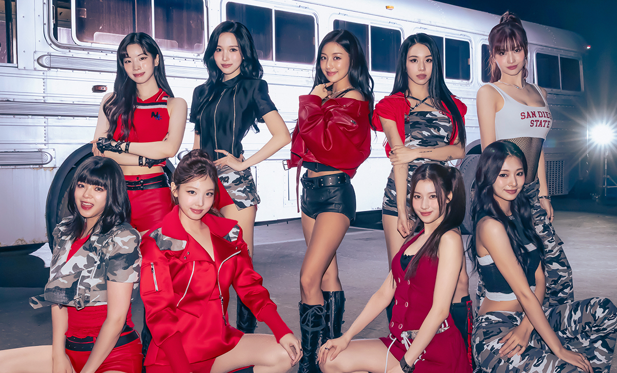 A moment captured by TWICE's fan