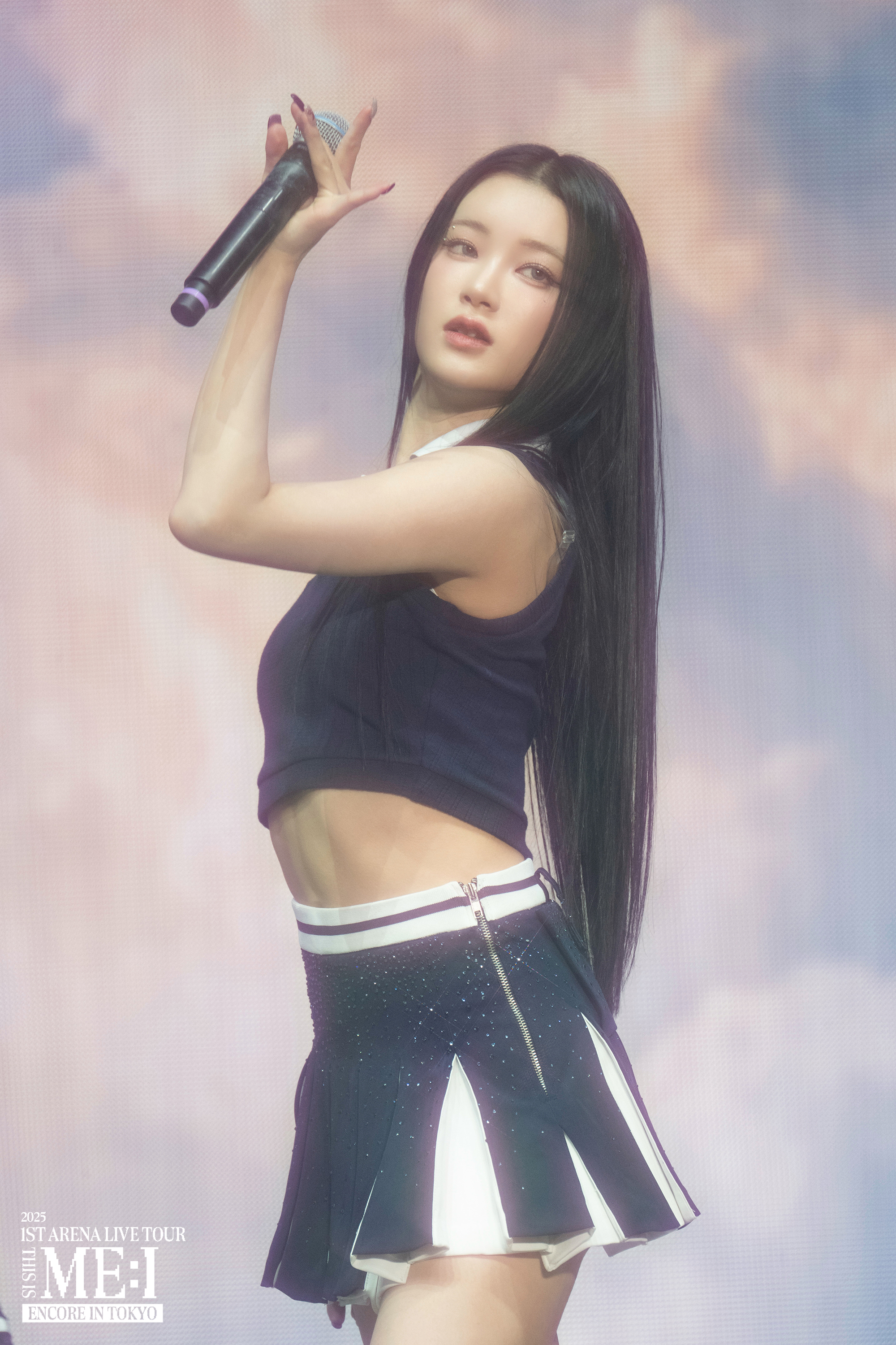 A moment captured by Sakurai Miu (ME:I)'s fan