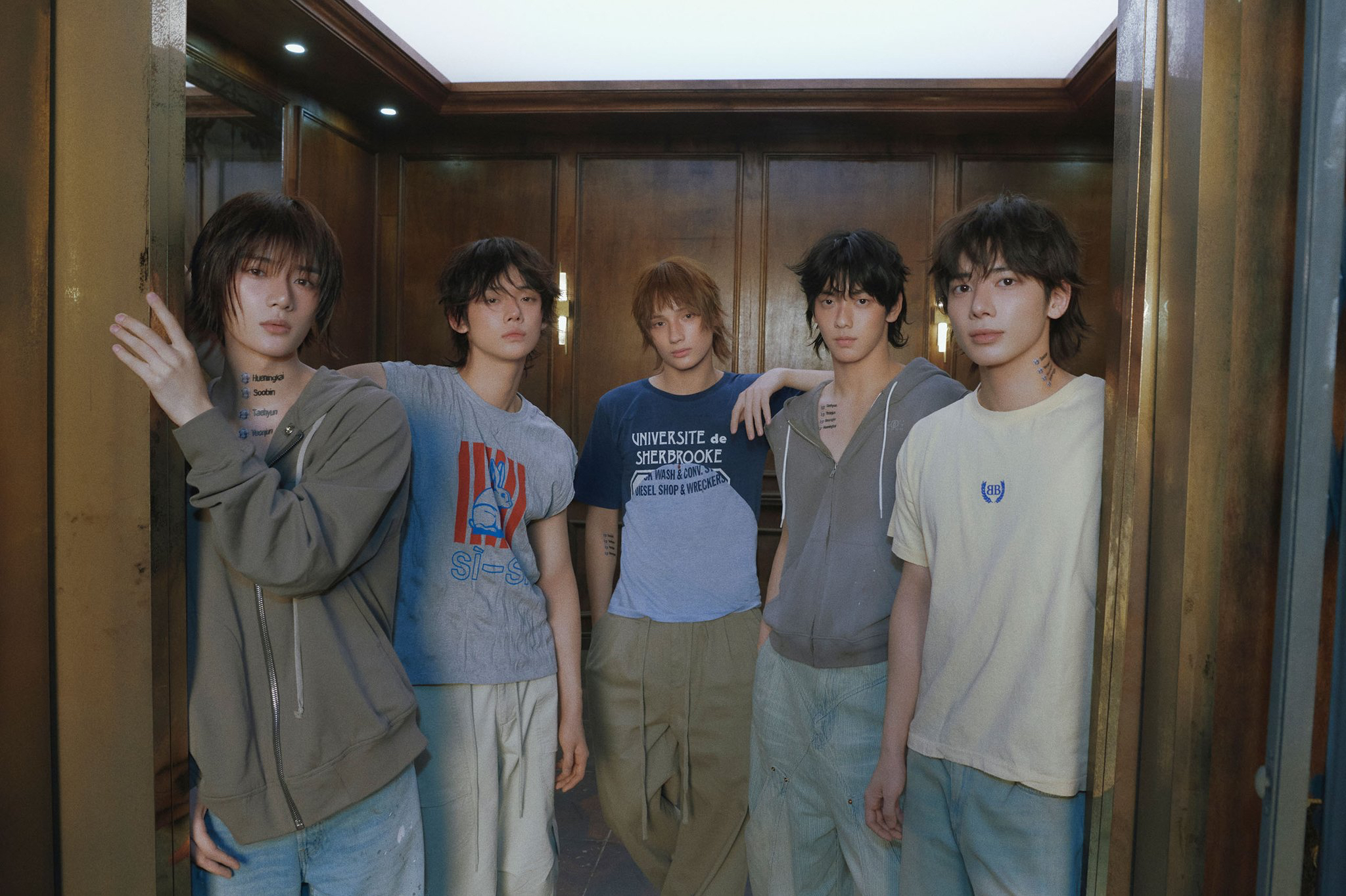 Recent activity shot of TOMORROW X TOGETHER