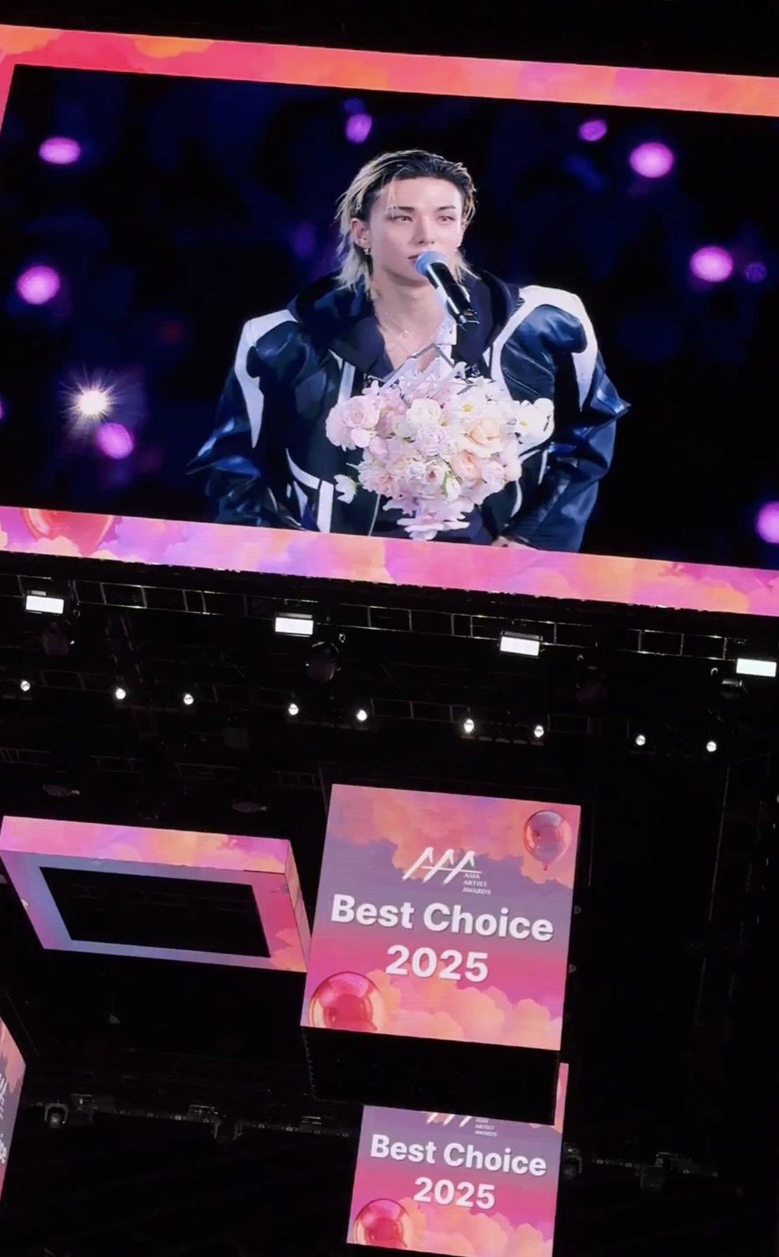 Recent activity shot of Hyunjin (Stray Kids)