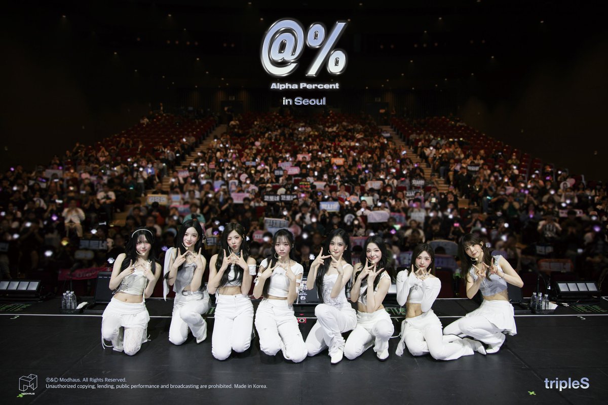 A moment captured by tripleS's fan