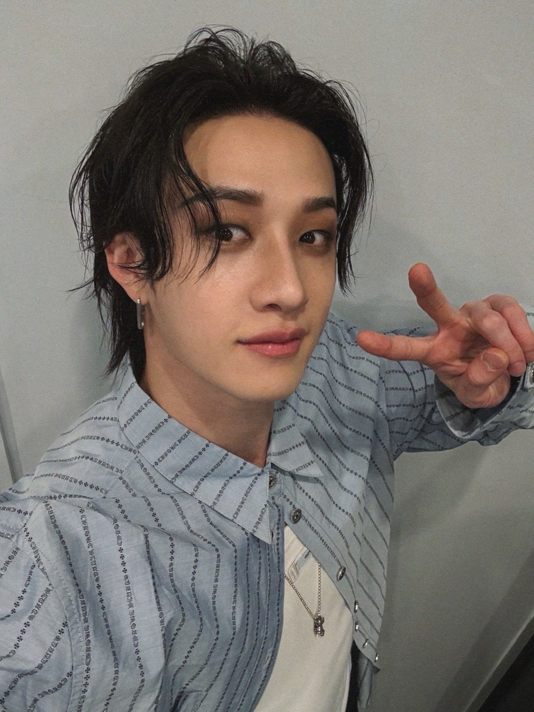 Recent activity shot of Bang Chan (Stray Kids)