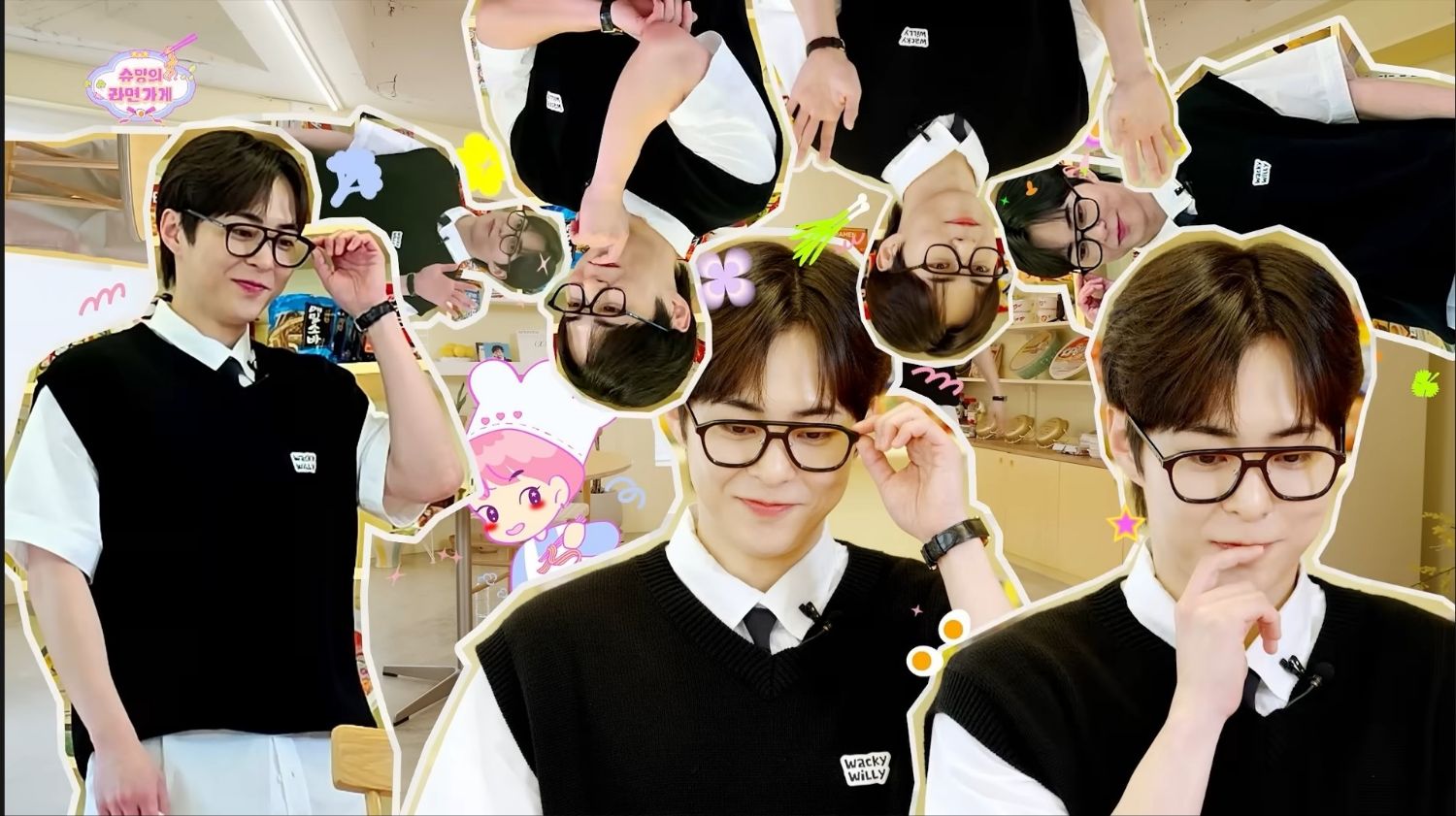 Behind-the-scenes cut of Xiumin (EXO)