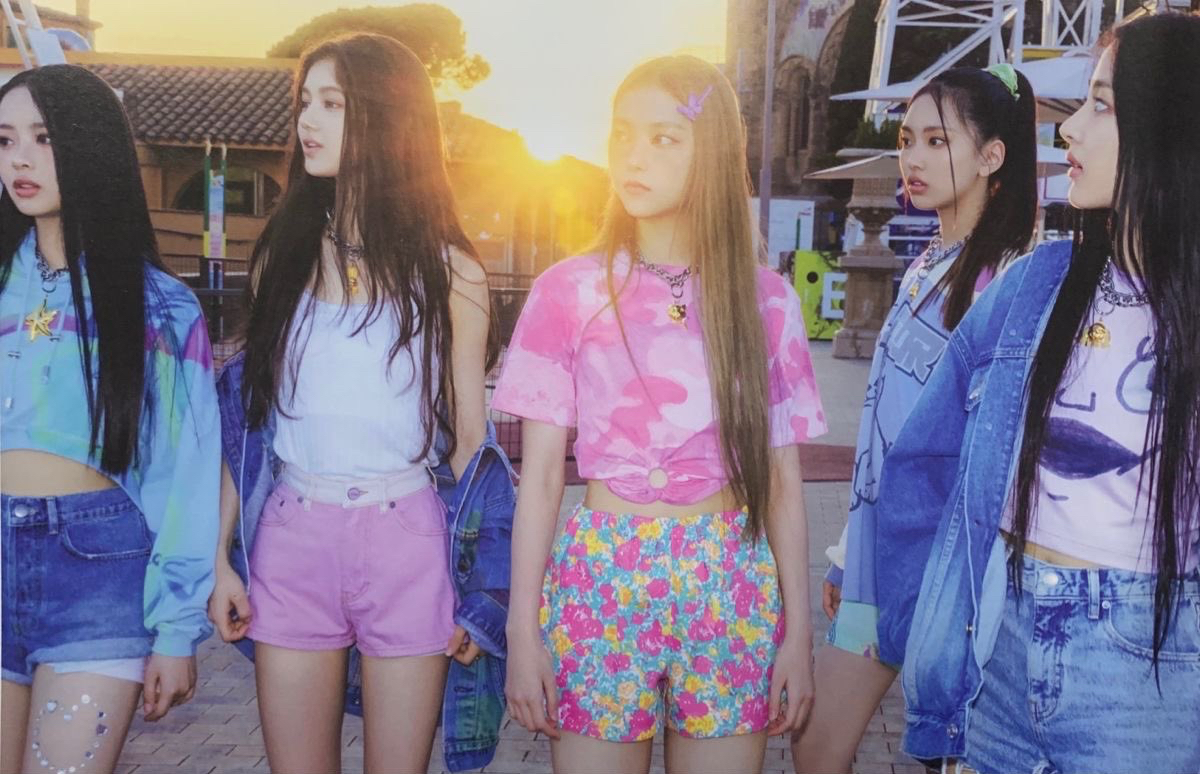 Behind-the-scenes cut of NewJeans