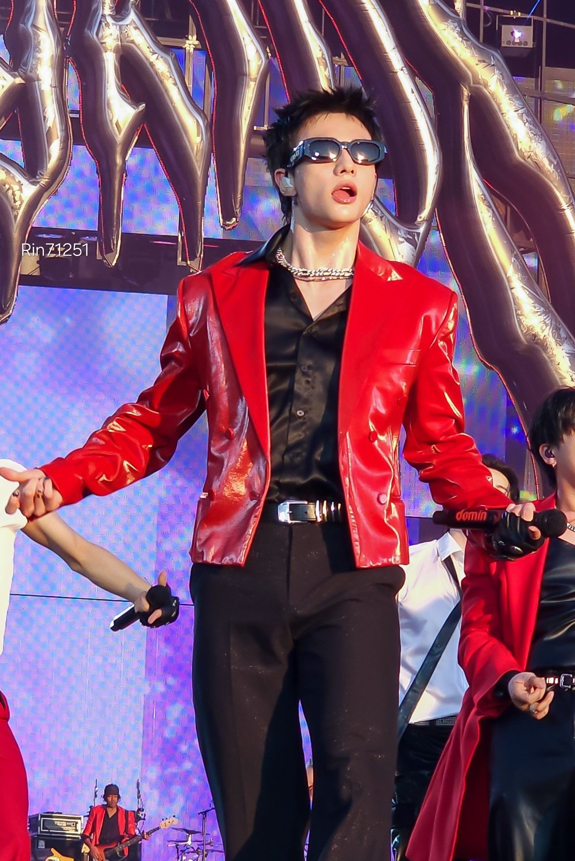 Recent activity shot of Hyunjin (Stray Kids)
