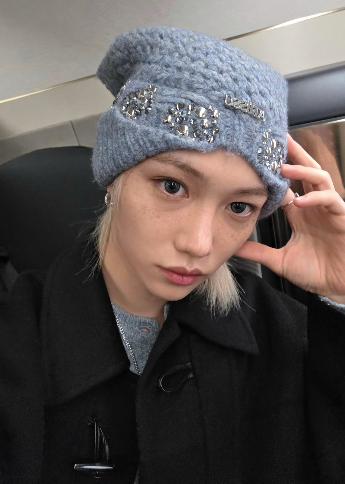 A moment captured by Felix (Stray Kids)'s fan