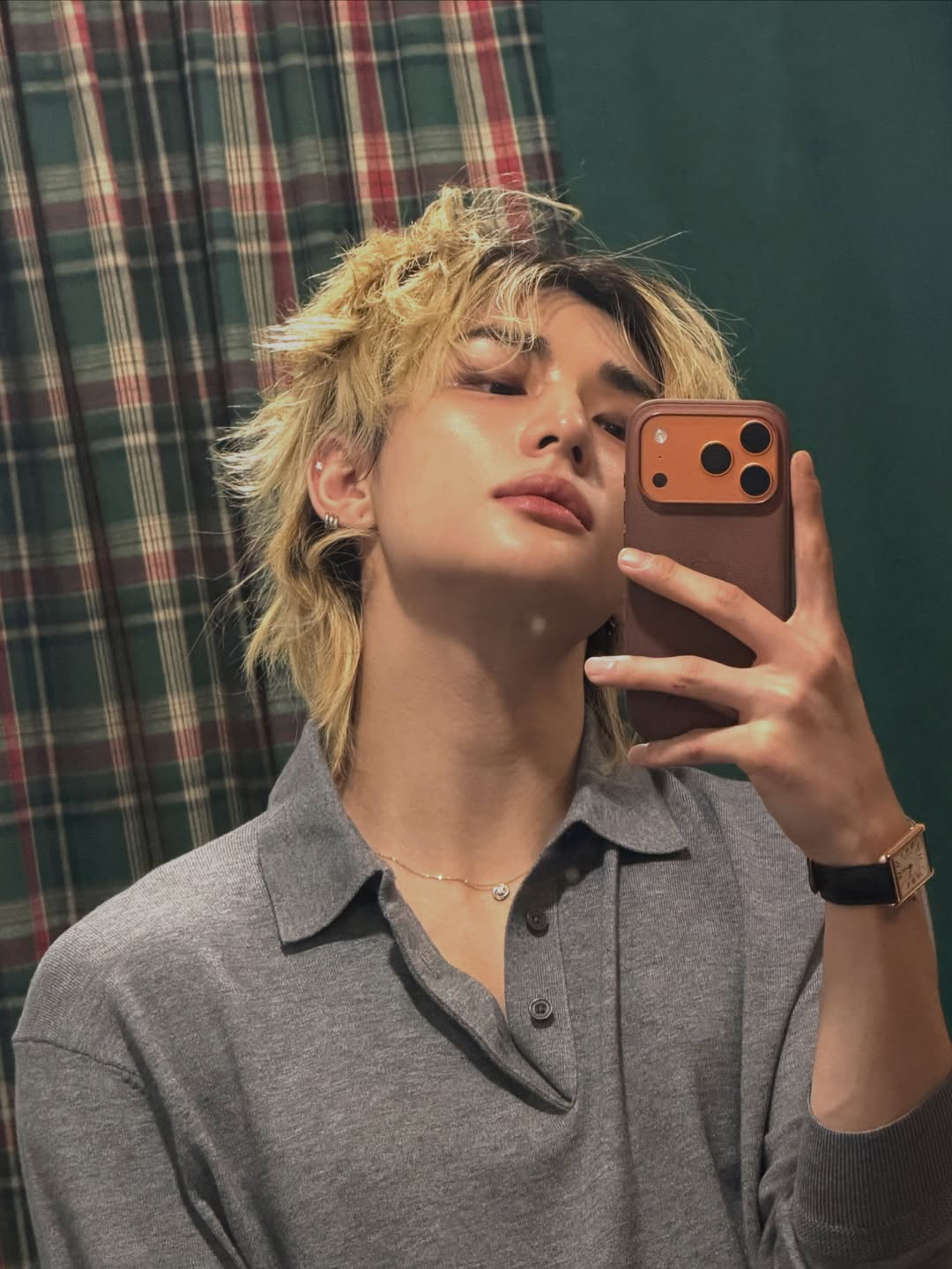 Recent activity shot of Hyunjin (Stray Kids)