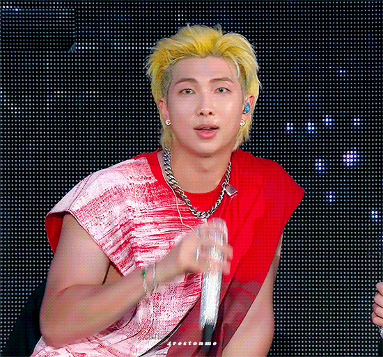 Recent activity shot of RM (BTS)