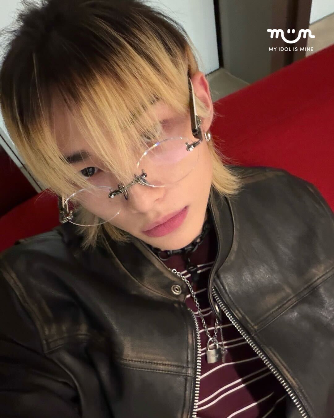 A moment captured by Hyunjin (Stray Kids)'s fan