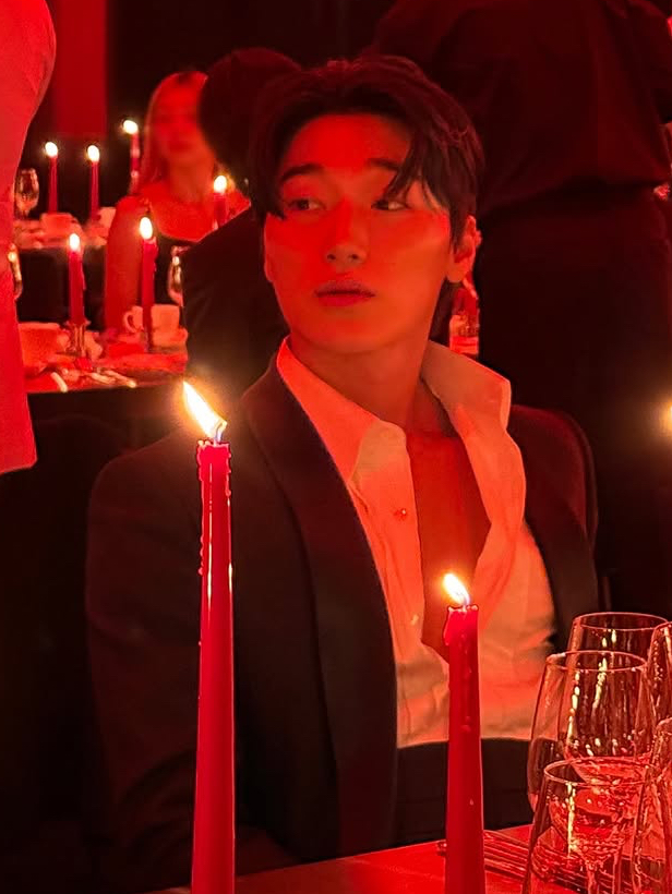 A moment captured by San (ATEEZ)'s fan