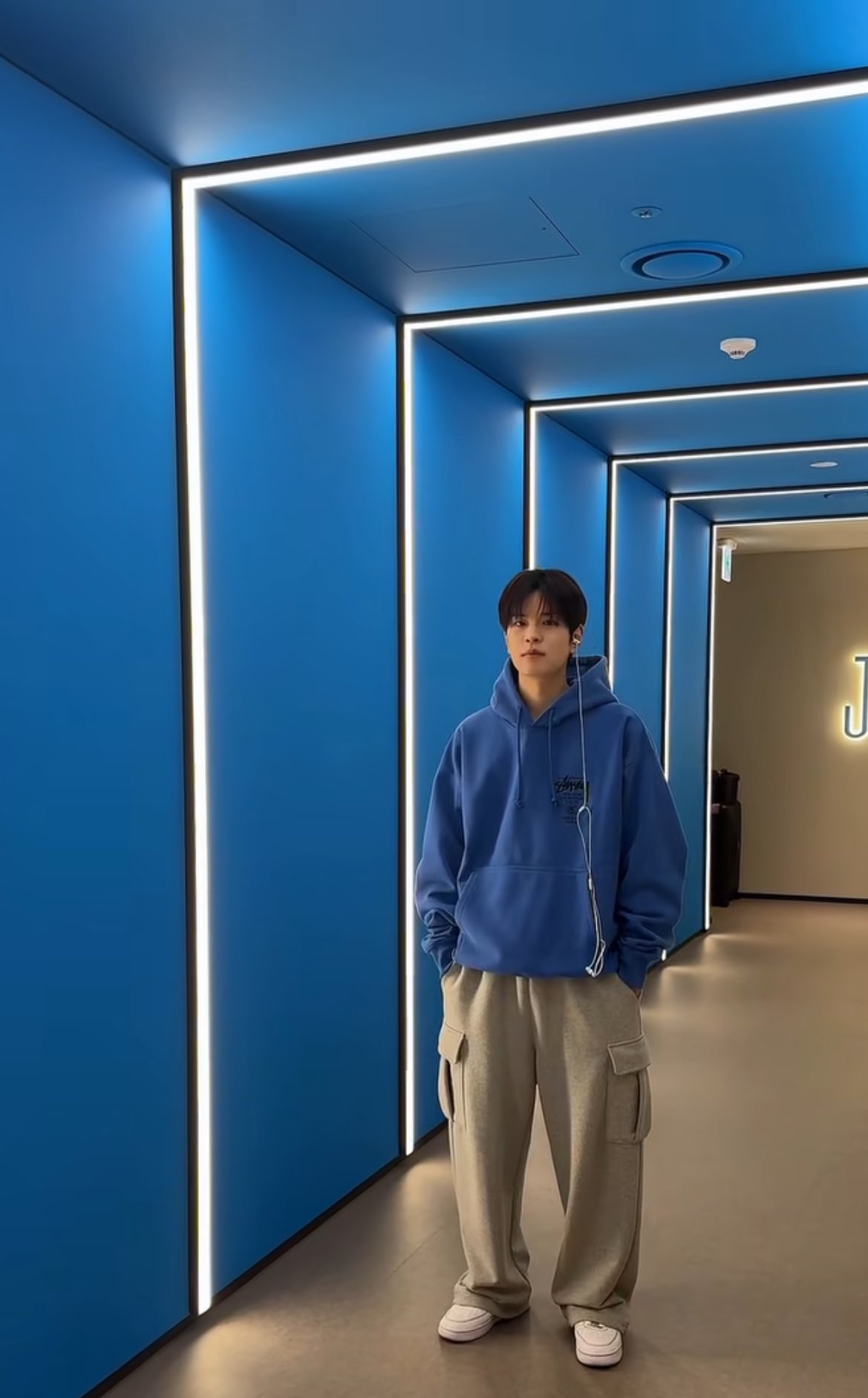 Recent activity shot of Seungmin (Stray Kids)