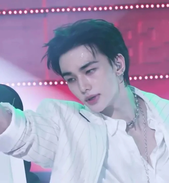 A moment captured by Hyunjin (Stray Kids)'s fan