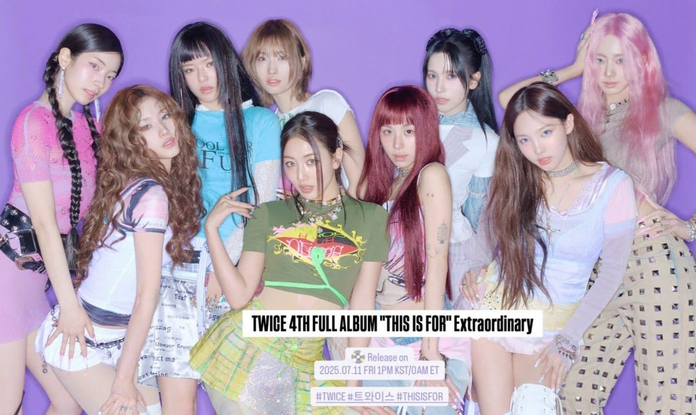 Recent activity shot of TWICE