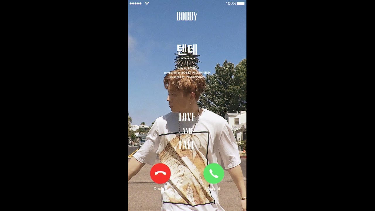 Recent activity shot of BOBBY (iKON)