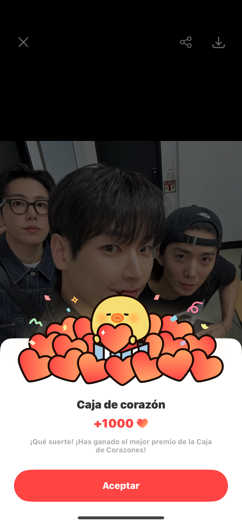 A moment captured by Inseong (SF9)'s fan