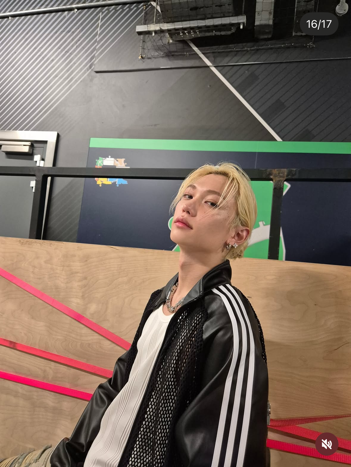 Recent activity shot of Felix (Stray Kids)