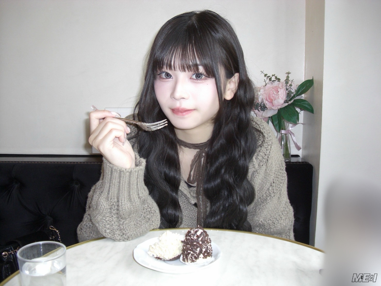 Behind-the-scenes cut of Murakami Rinon (ME:I)