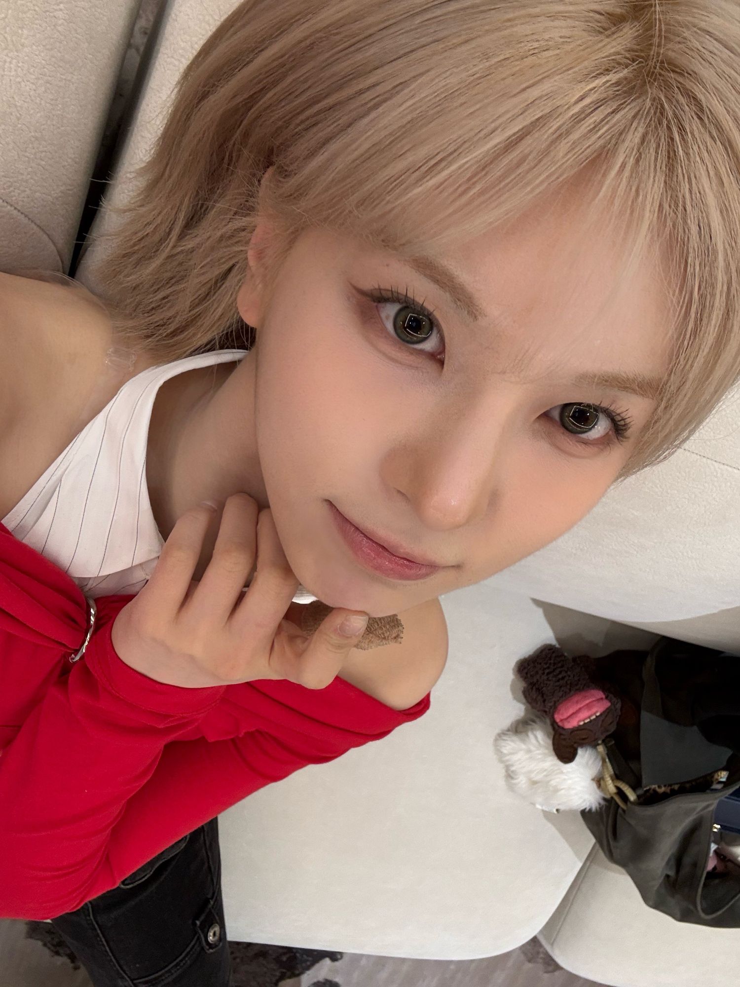 Recent activity shot of BAE (NMIXX)