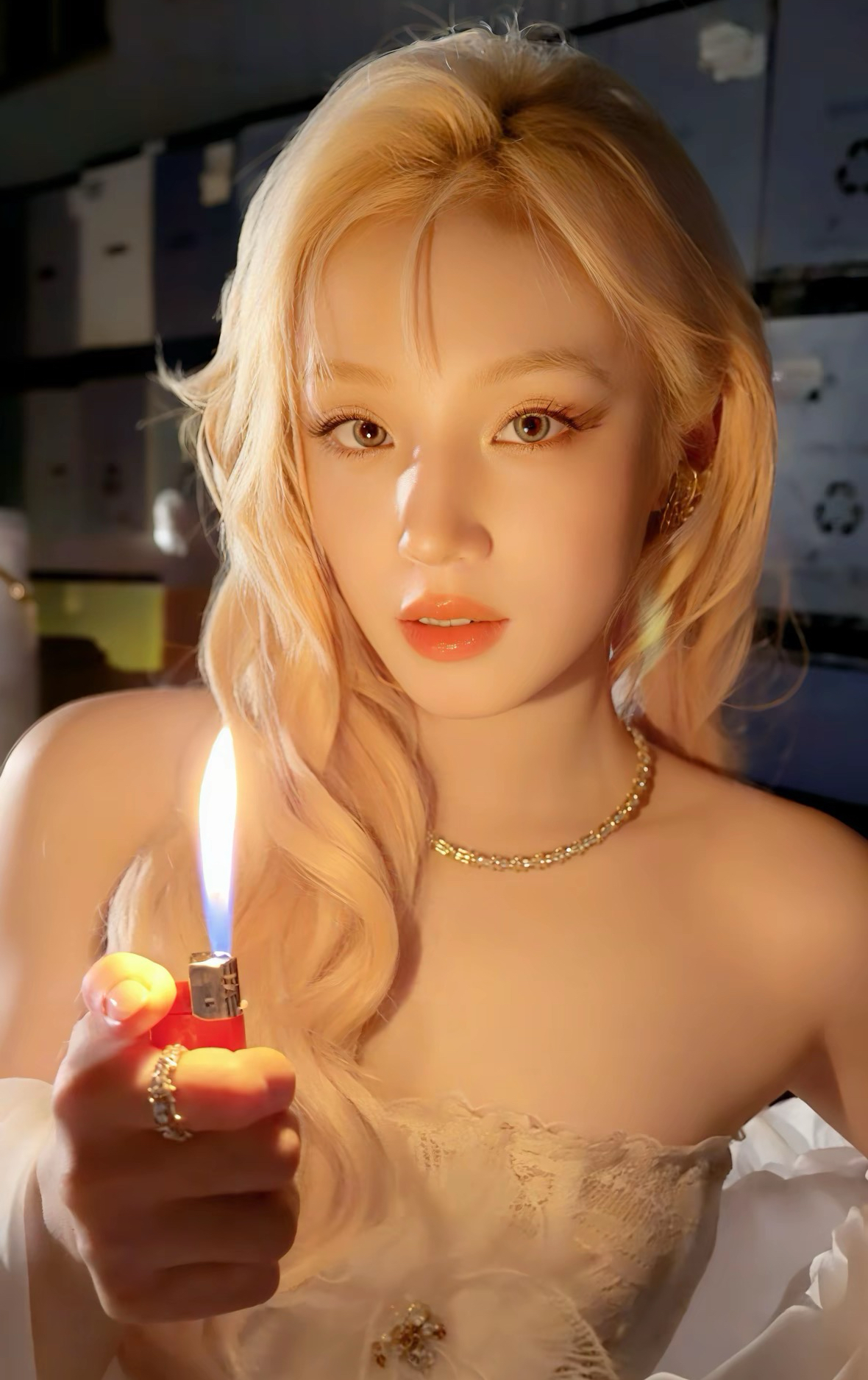 A moment captured by Yuqi (i-dle)'s fan