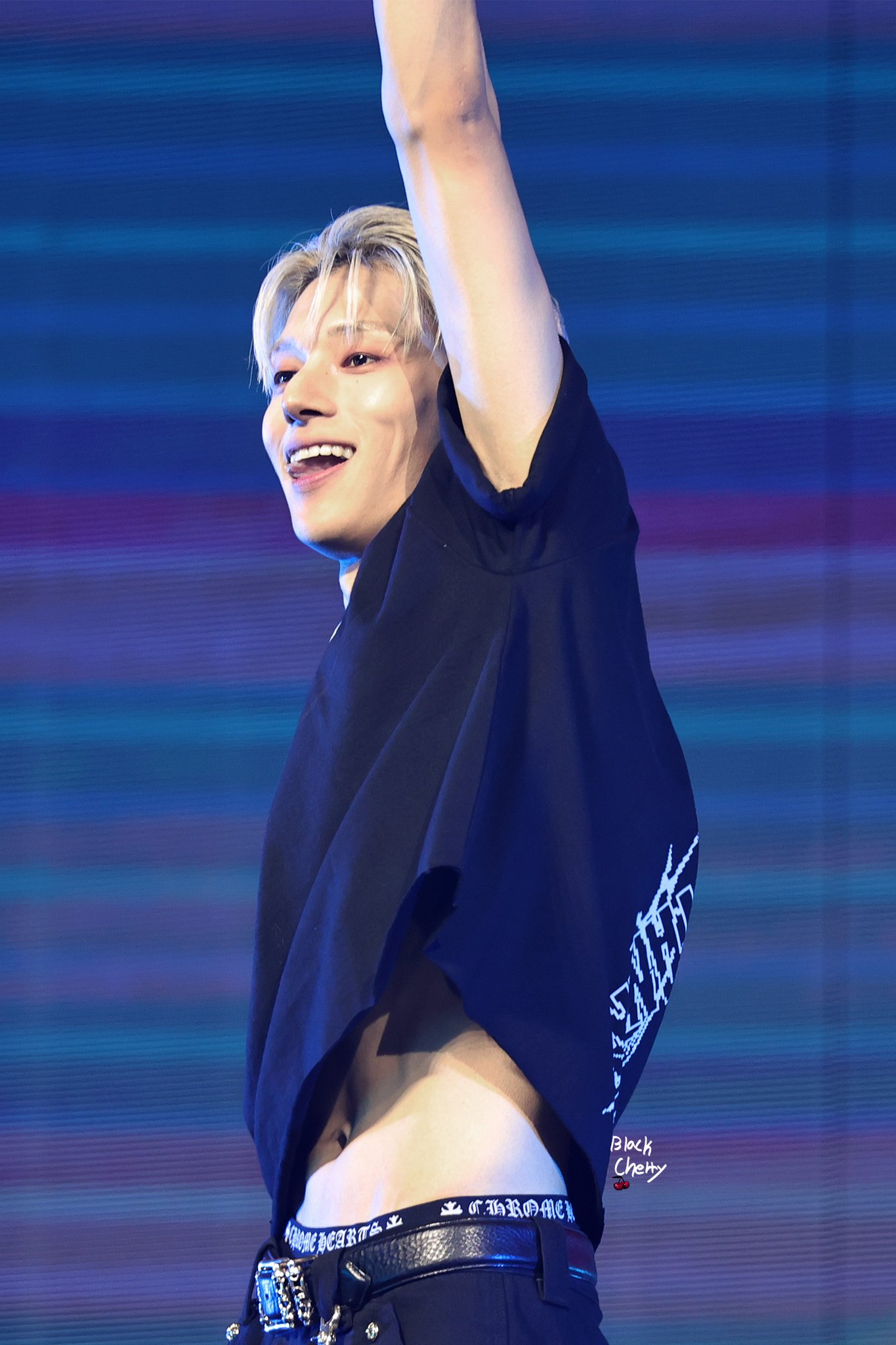 Recent activity shot of Wooyoung (ATEEZ)