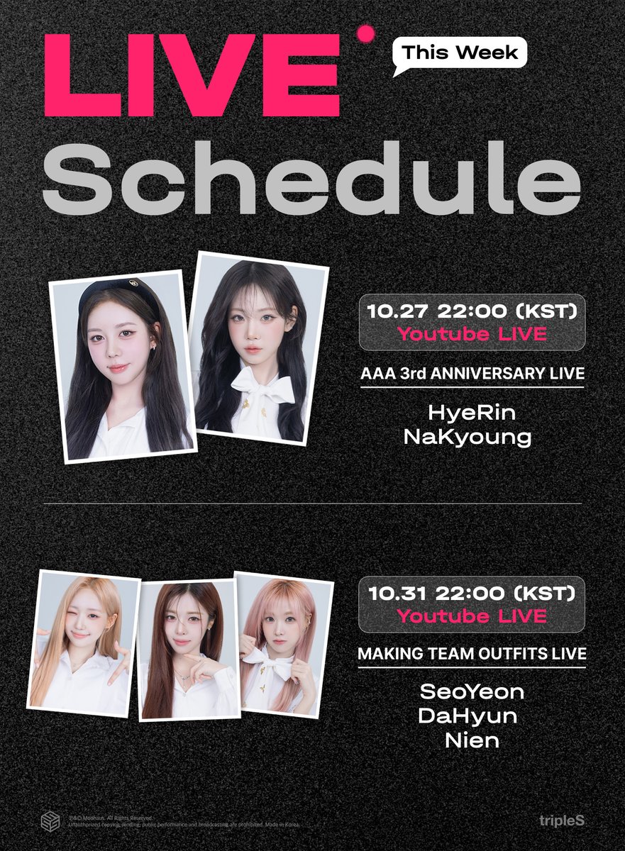 Behind-the-scenes cut of tripleS