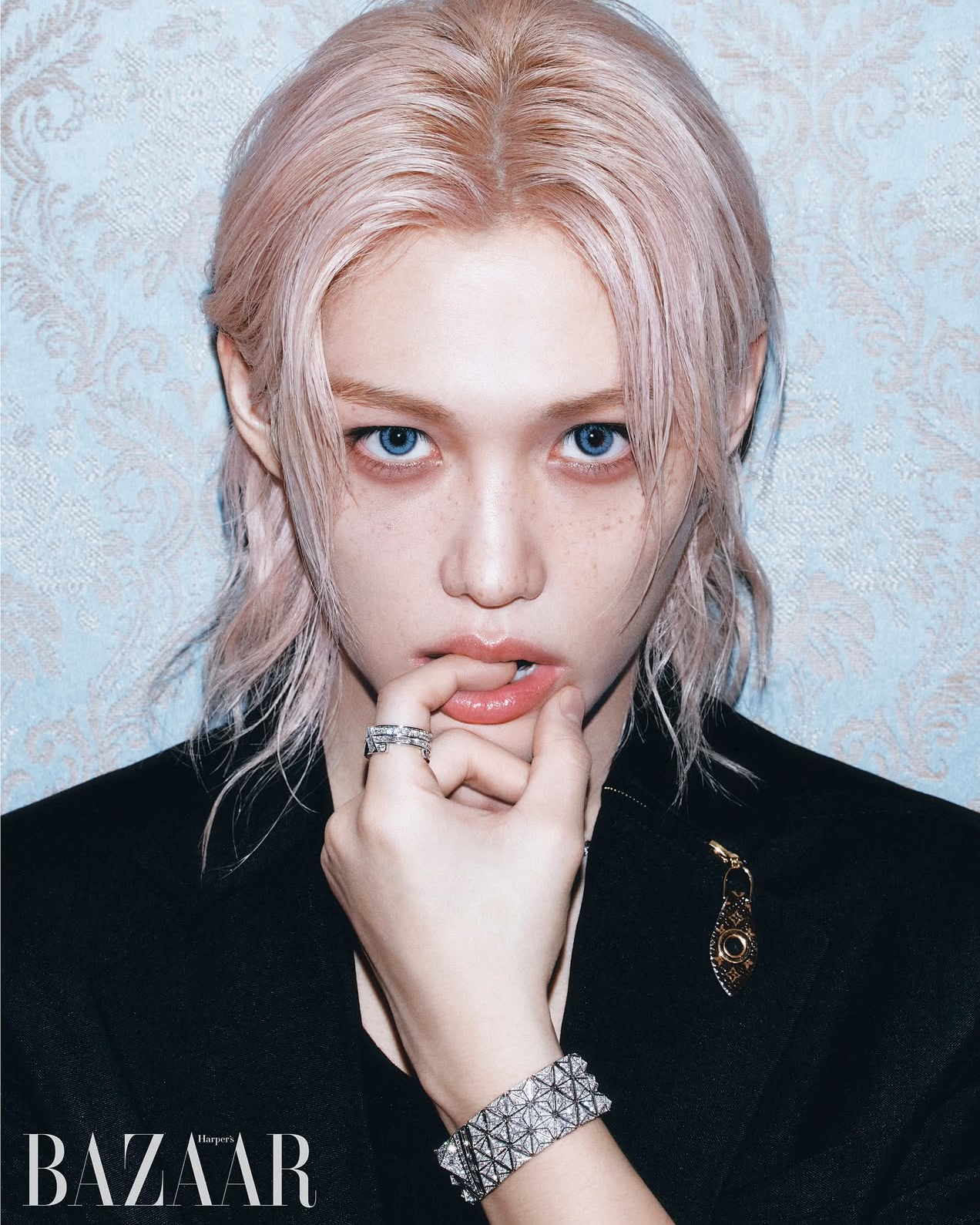 A moment captured by Felix (Stray Kids)'s fan