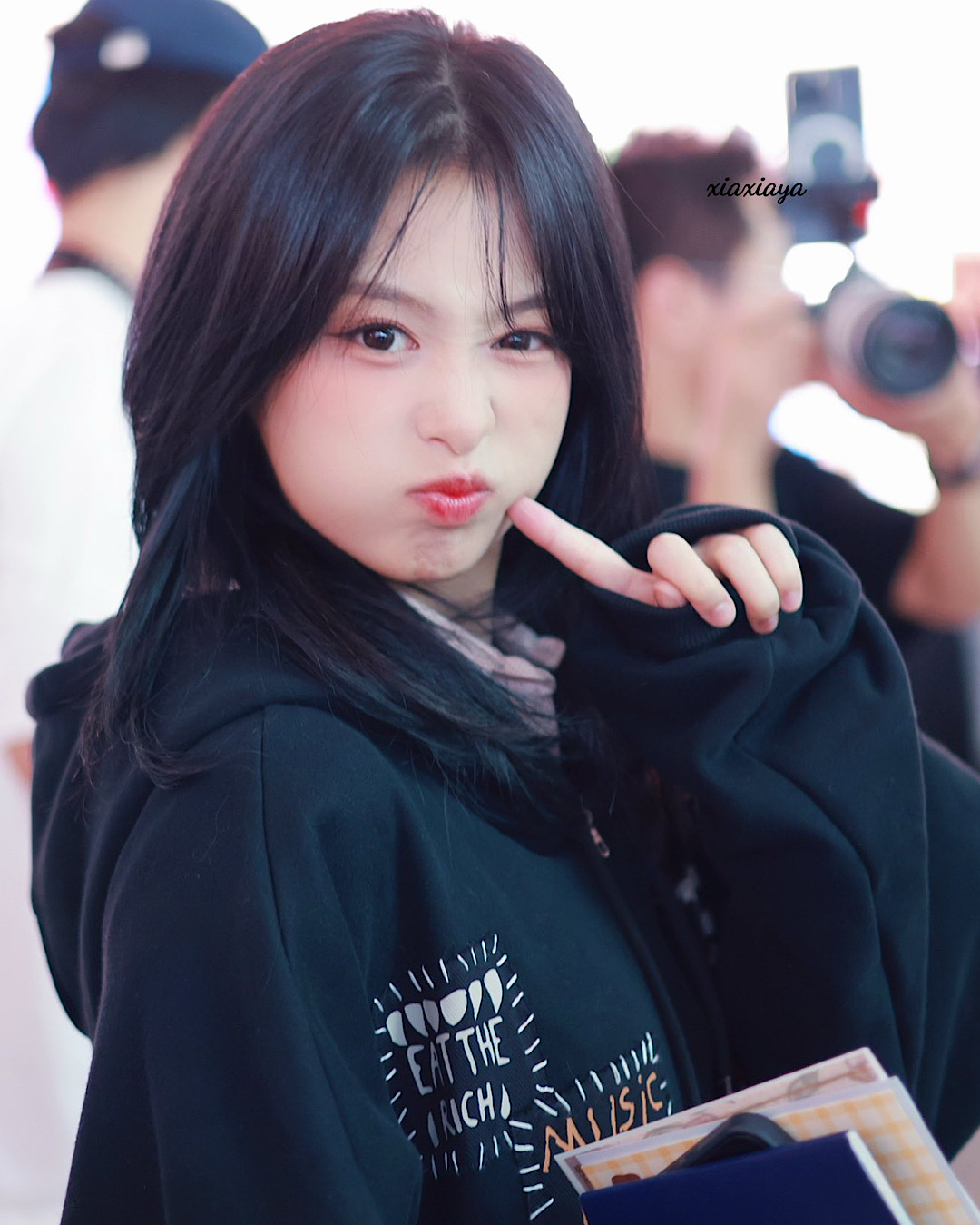 Behind-the-scenes cut of Ahyeon (BABYMONSTER)