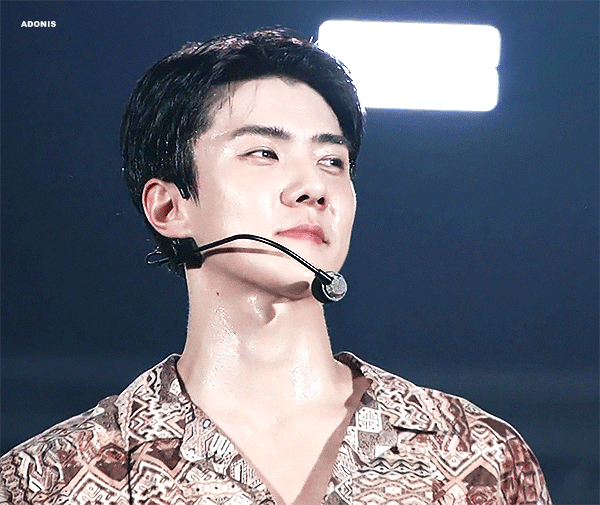 Recent activity shot of Sehun (EXO)