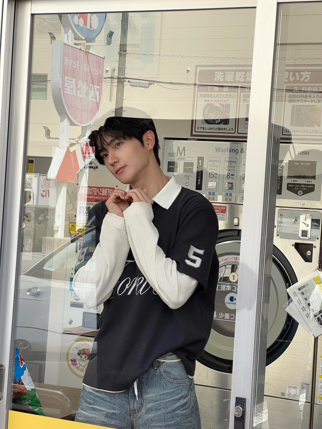 Behind-the-scenes cut of Hyunjae (THE BOYZ)