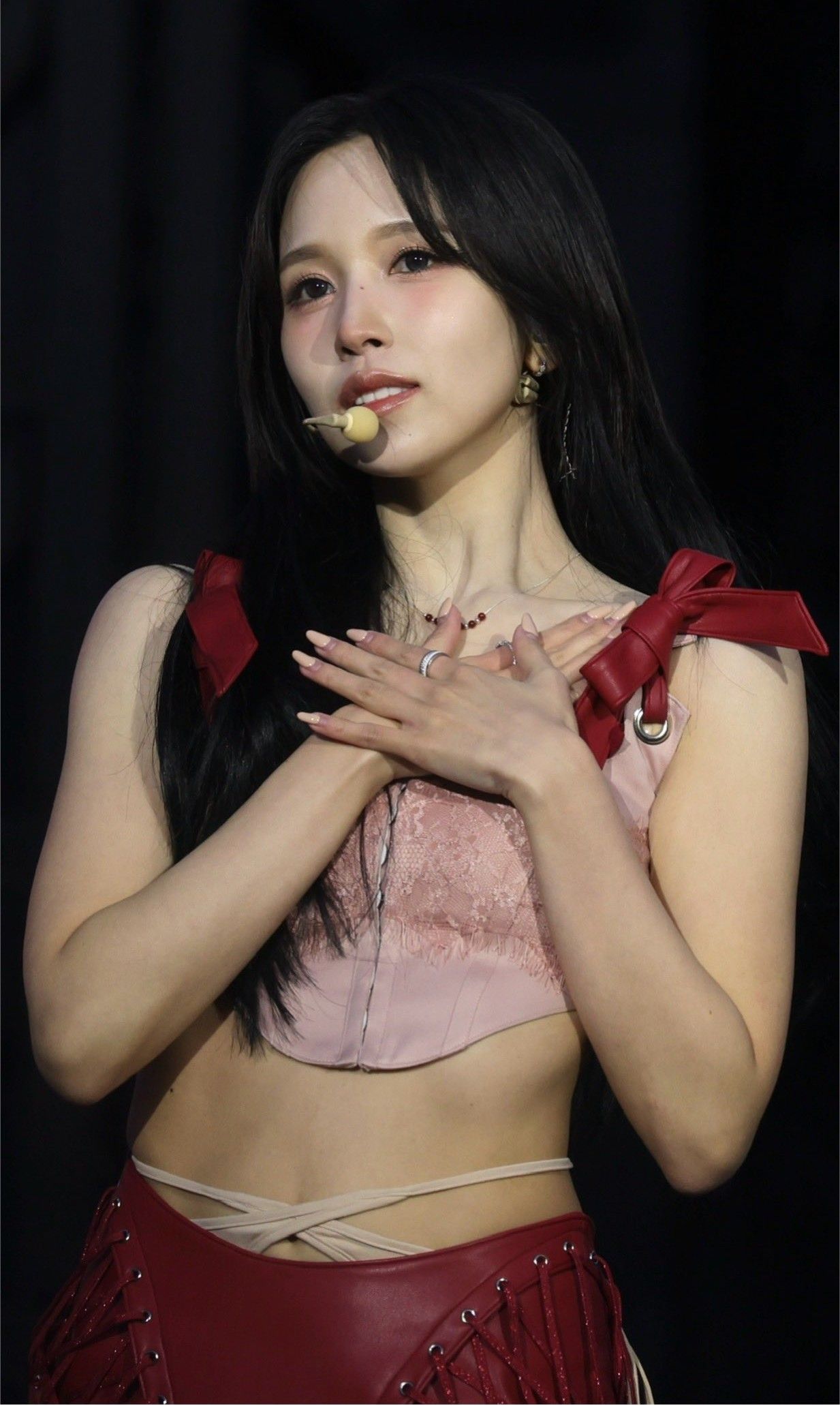 Mina (TWICE)粉絲拍下的瞬間