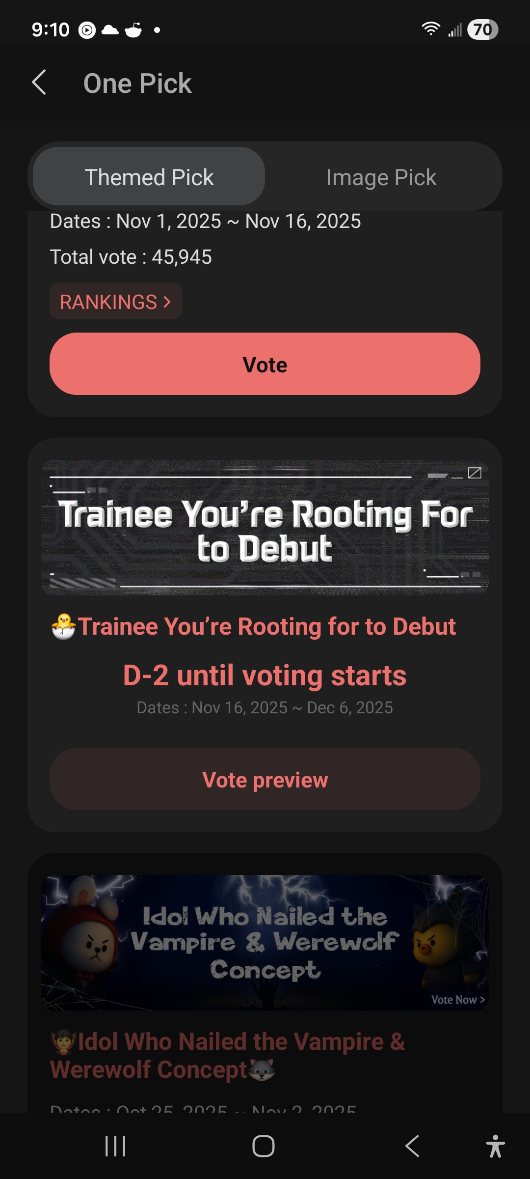 Recent activity shot of Yi Chen