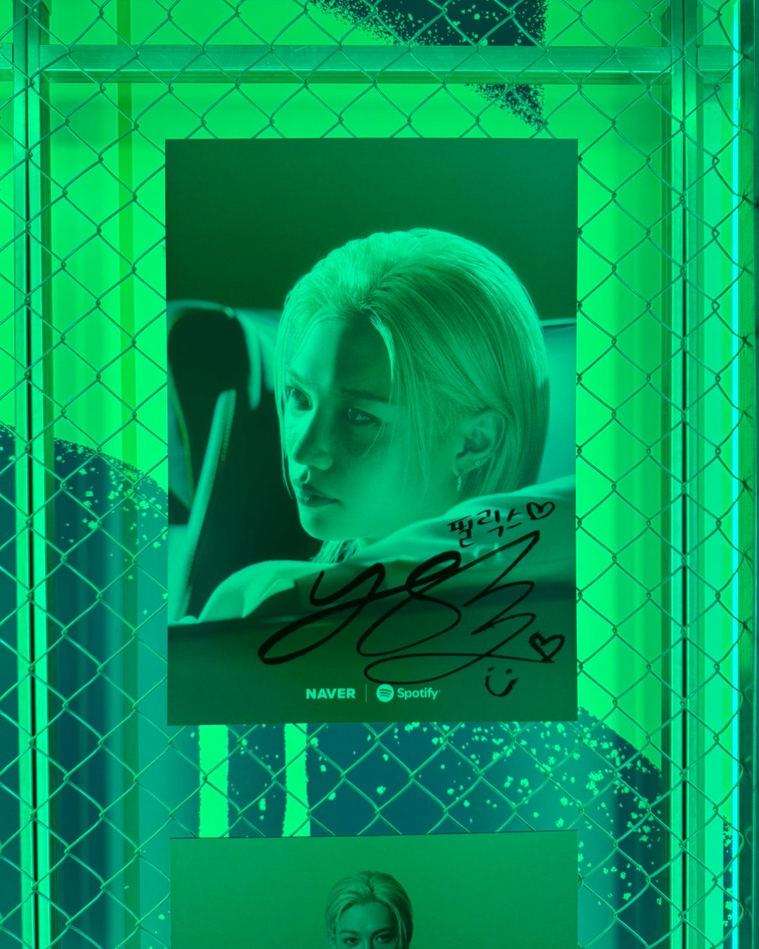 A moment captured by Felix (Stray Kids)'s fan