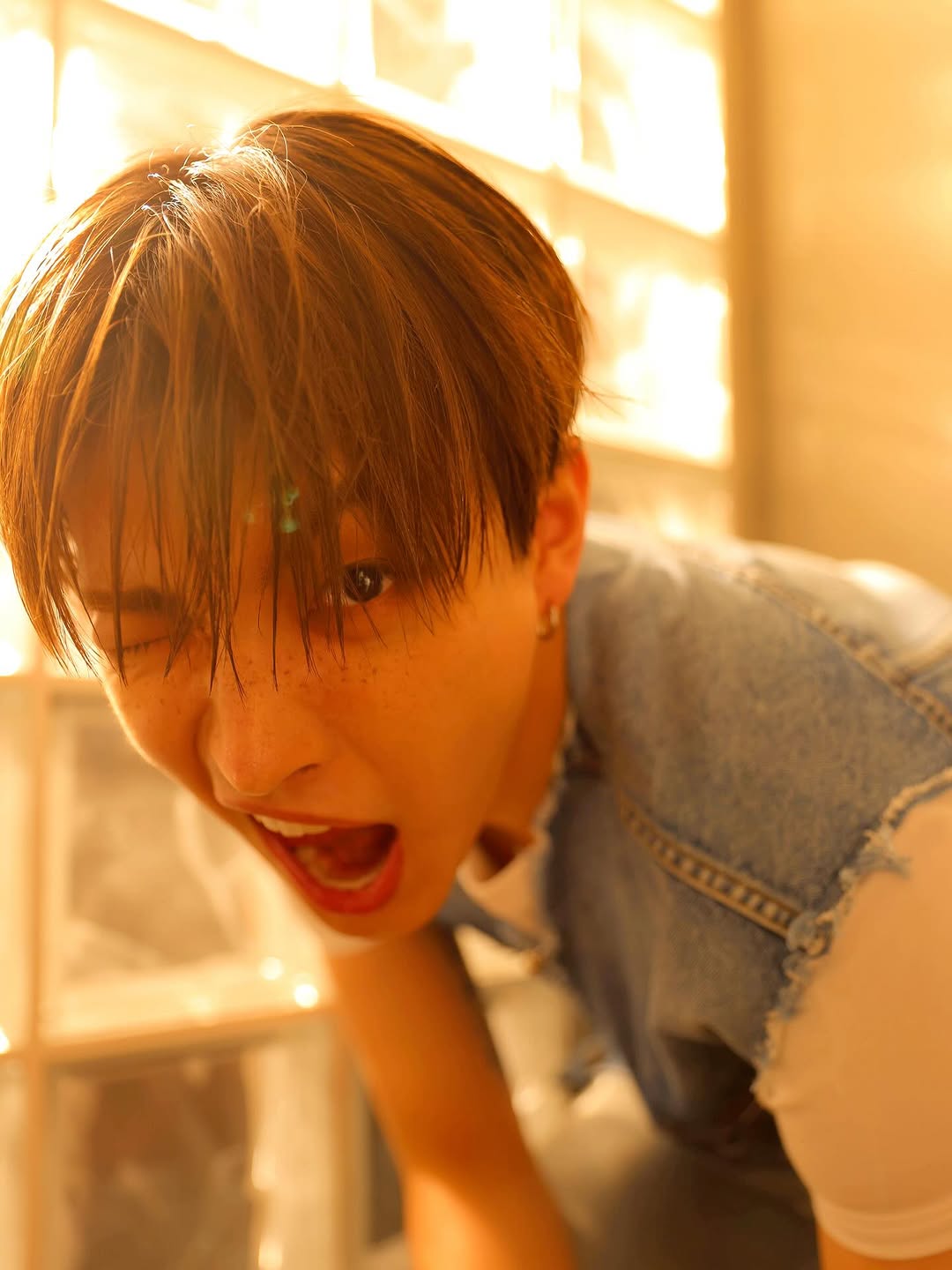 A moment captured by Hongjoong (ATEEZ)'s fan