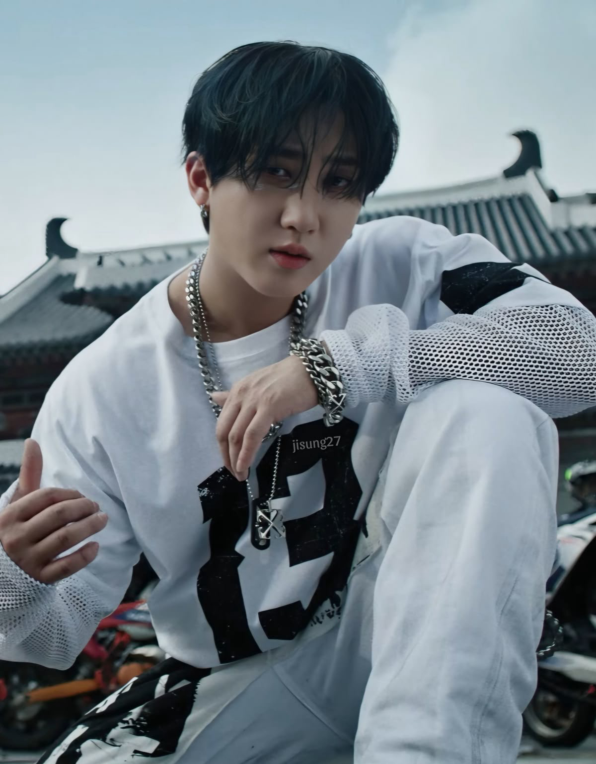 Recent activity shot of Changbin (Stray Kids)