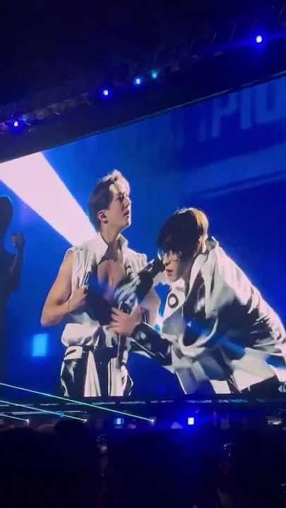 A moment captured by Changbin (Stray Kids)'s fan