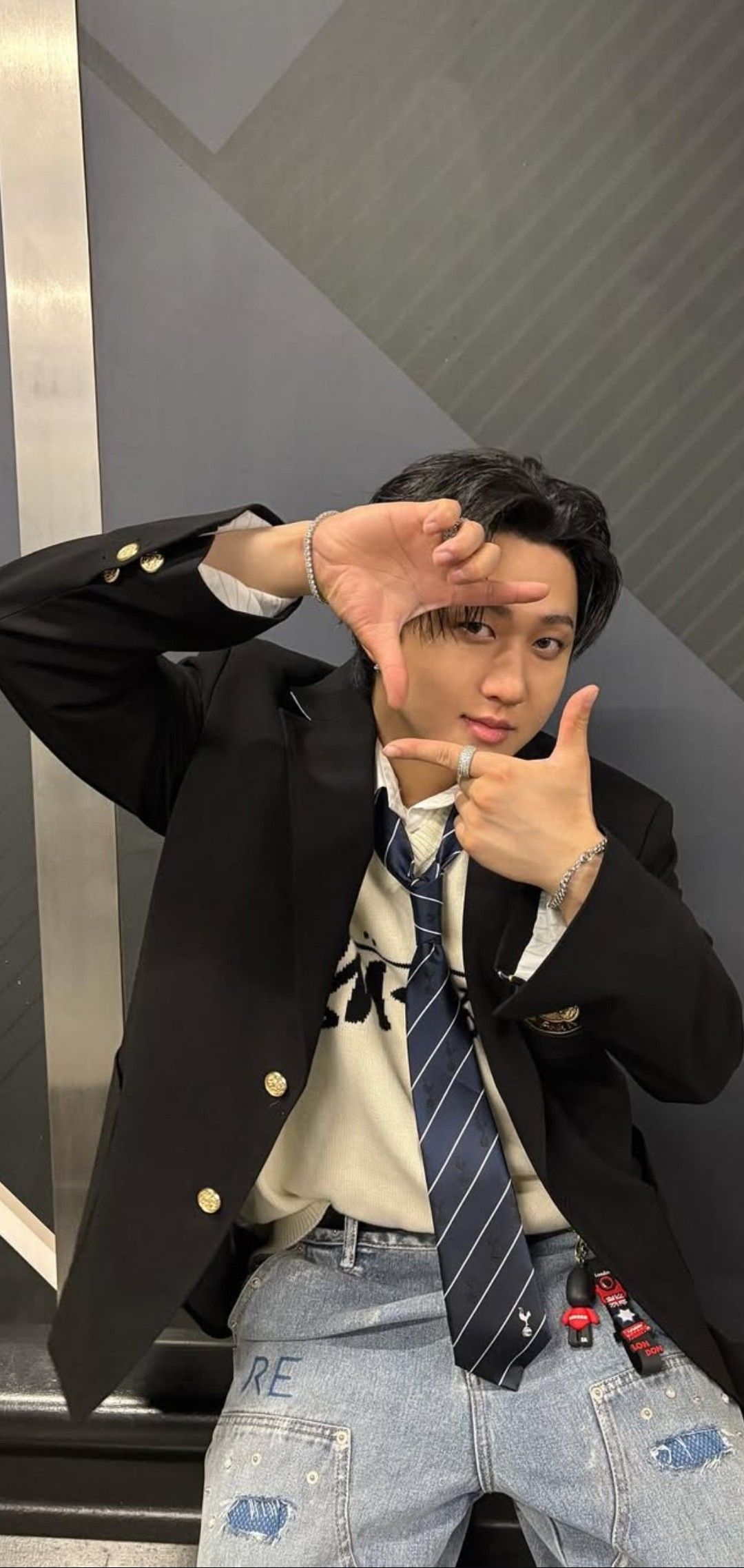 Behind-the-scenes cut of Changbin (Stray Kids)