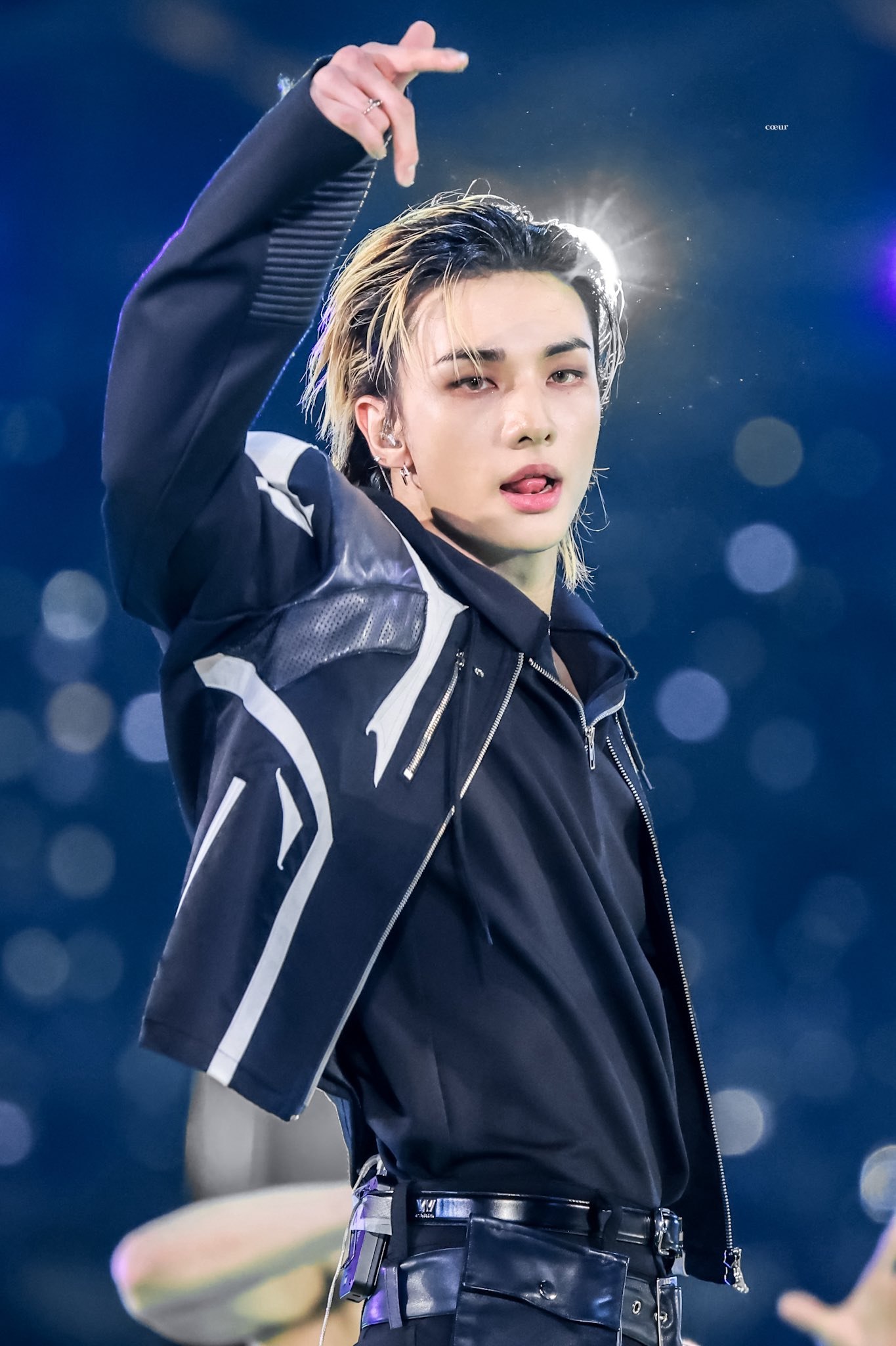 Recent activity shot of Hyunjin (Stray Kids)