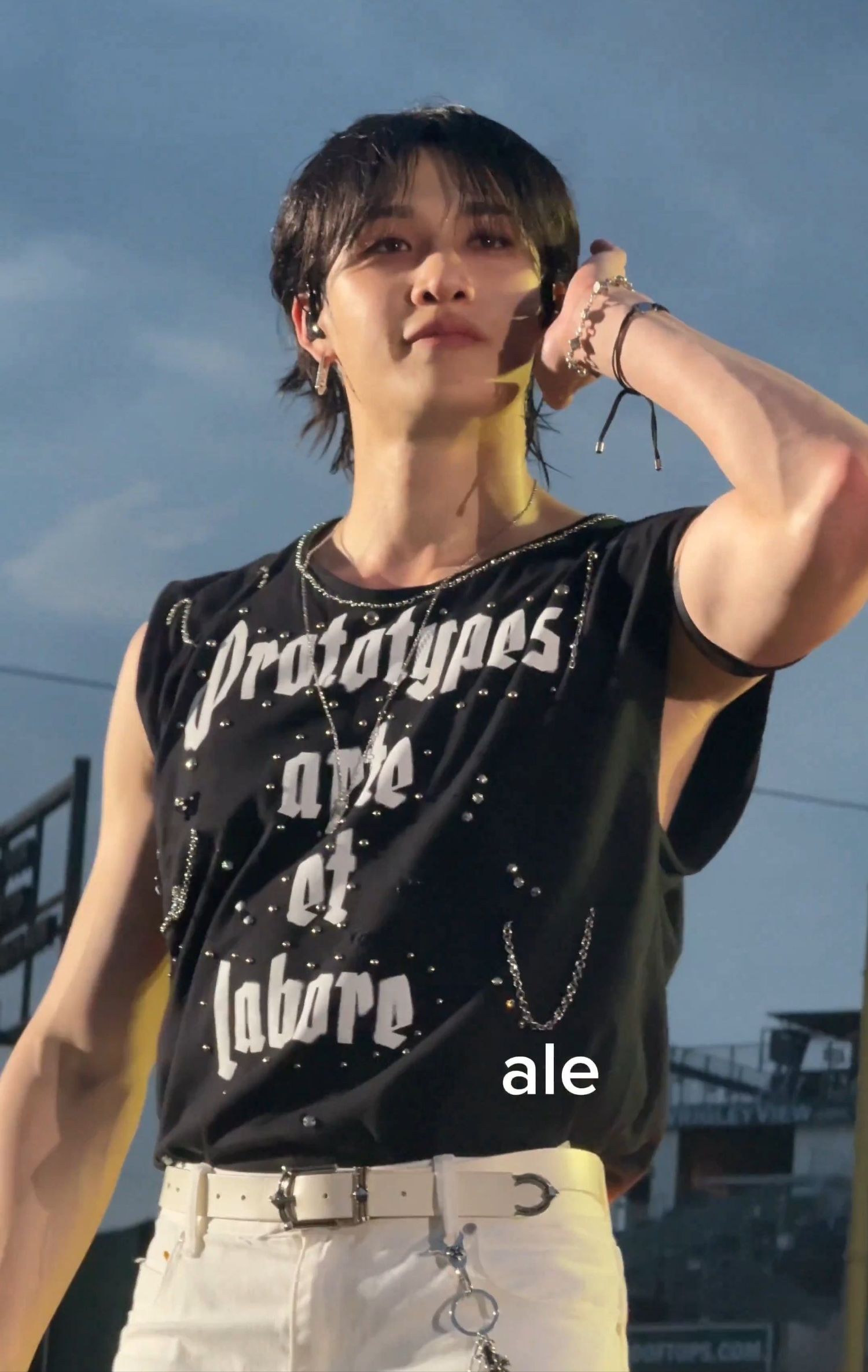 A moment captured by Bang Chan (Stray Kids)'s fan