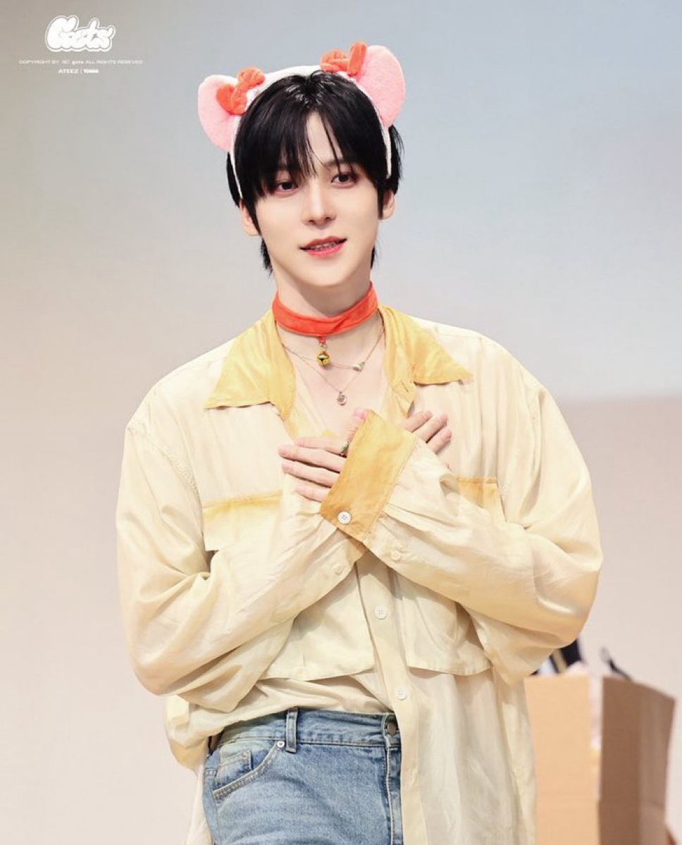 Behind-the-scenes cut of Yunho (ATEEZ)