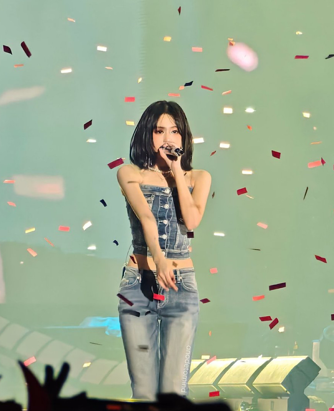 A moment captured by Ahyeon (BABYMONSTER)'s fan