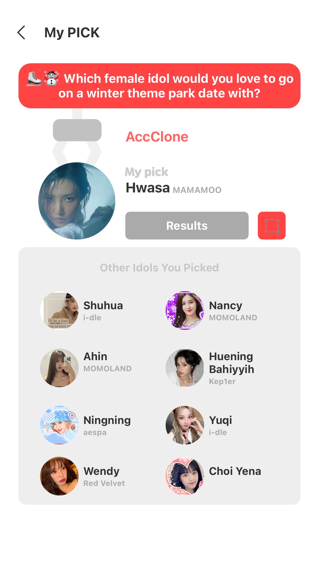 Recent activity shot of MAMAMOO