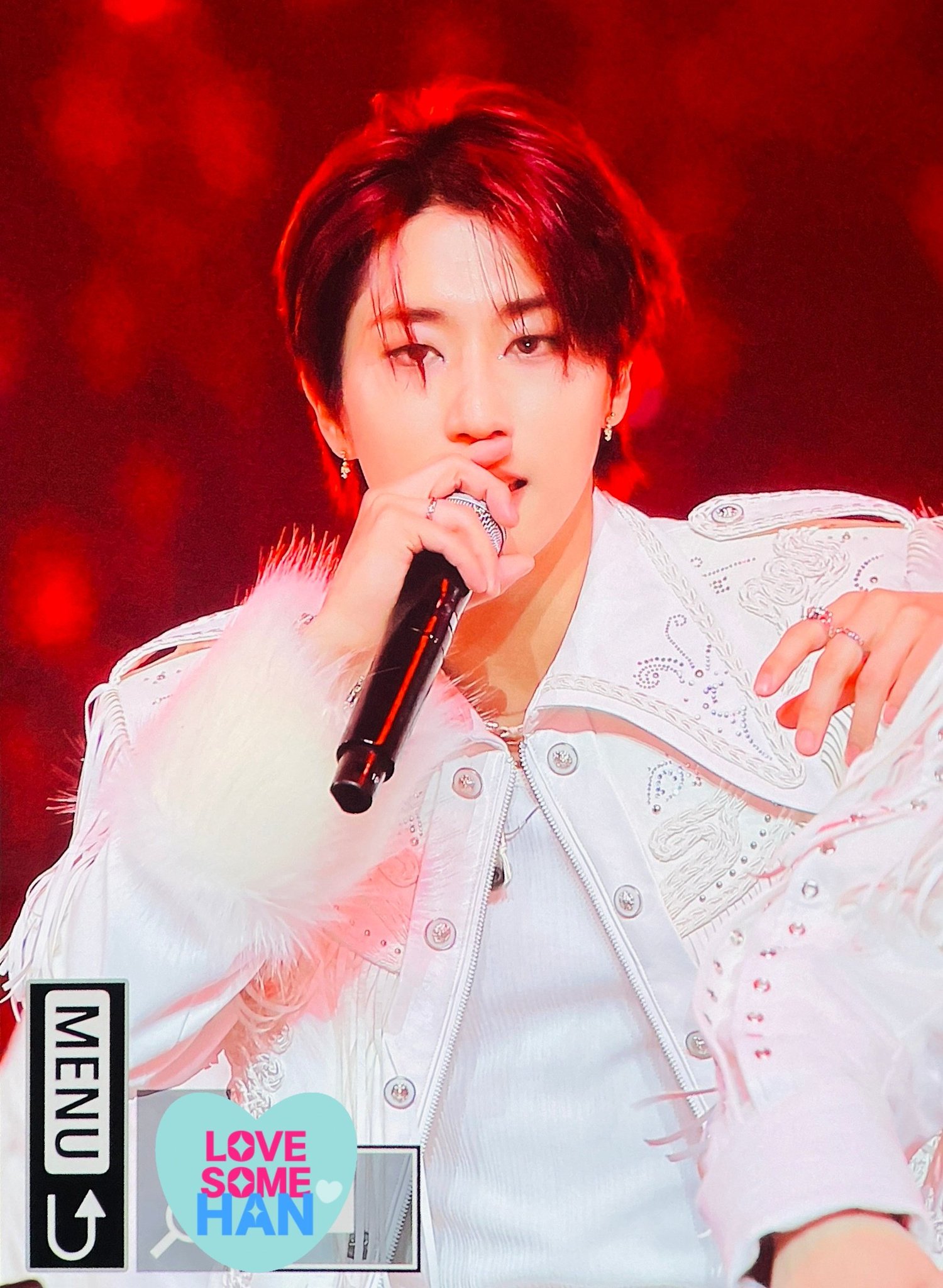 A moment captured by HAN (Stray Kids)'s fan