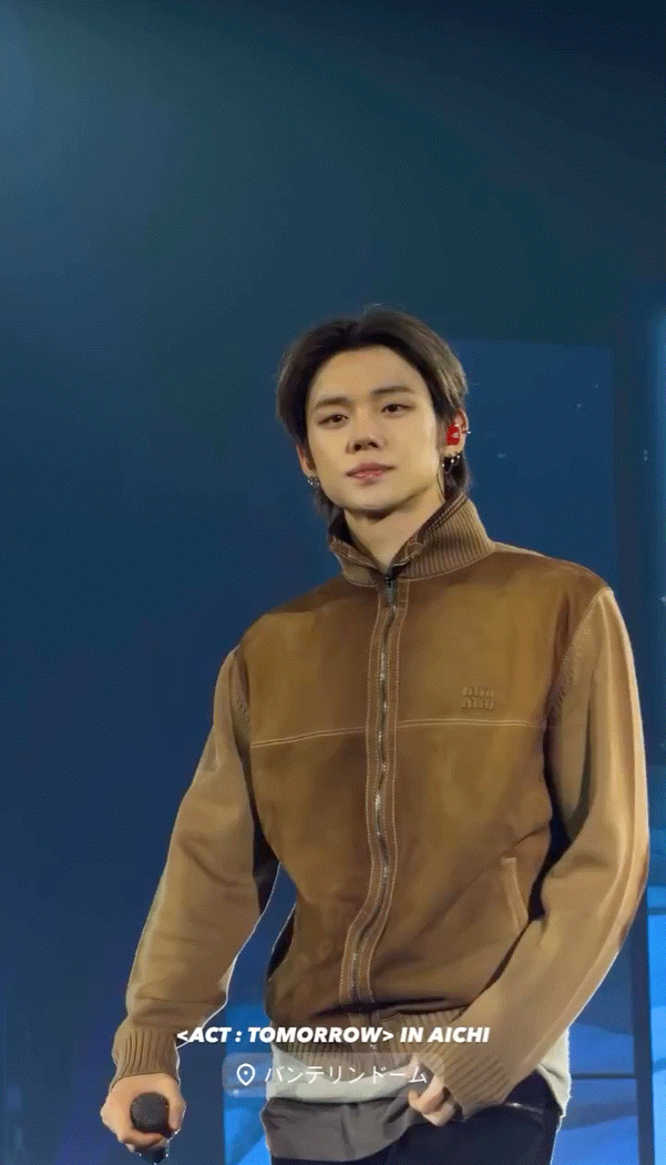 A moment captured by Yeonjun (TOMORROW X TOGETHER)'s fan