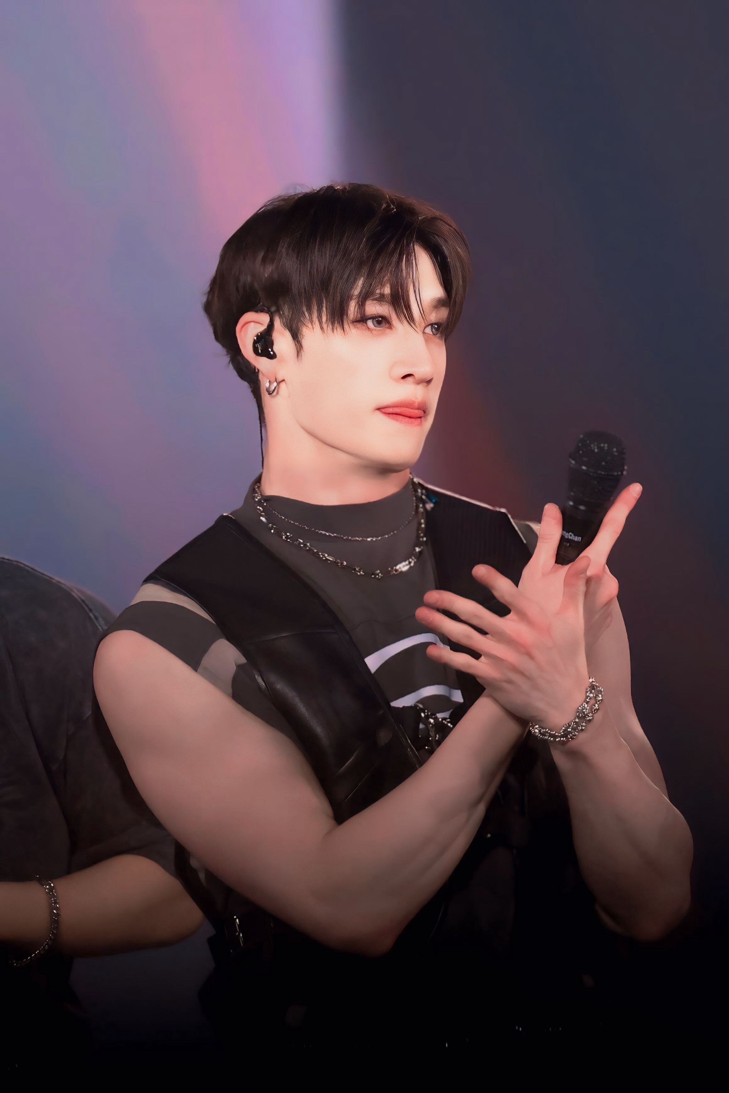 Recent activity shot of Bang Chan (Stray Kids)