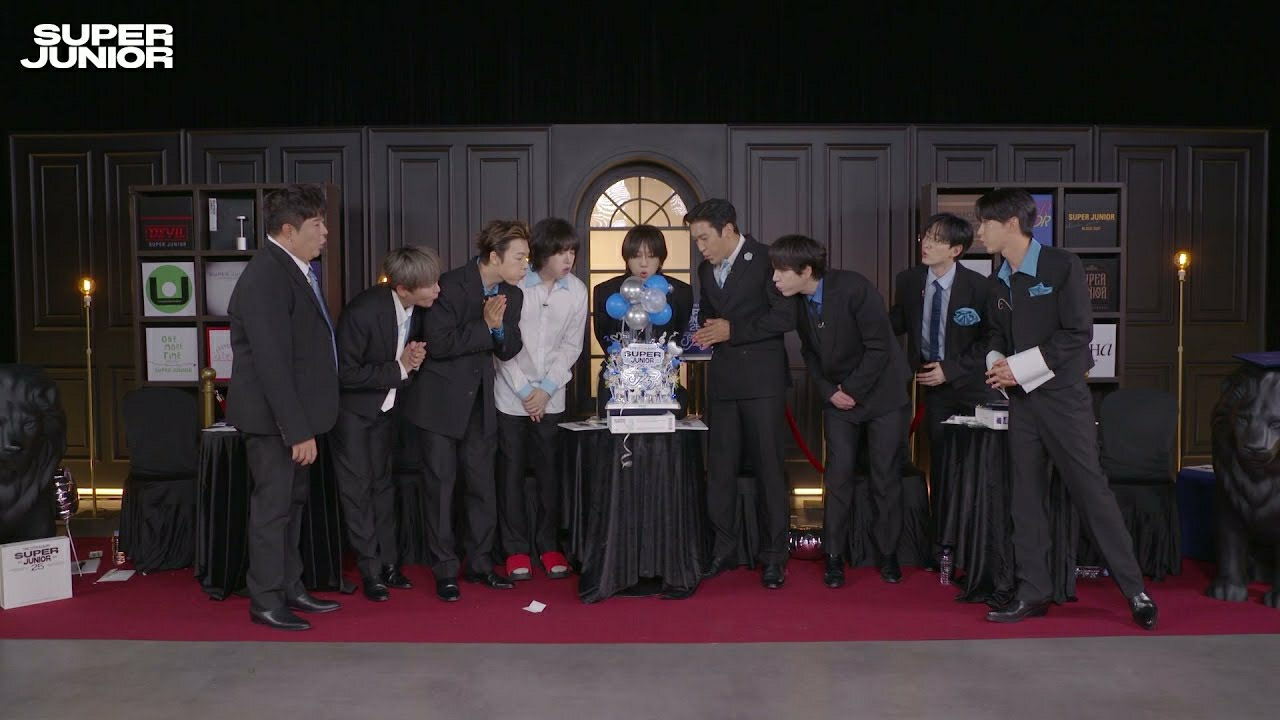 슈퍼주니어의 비하인드 컷