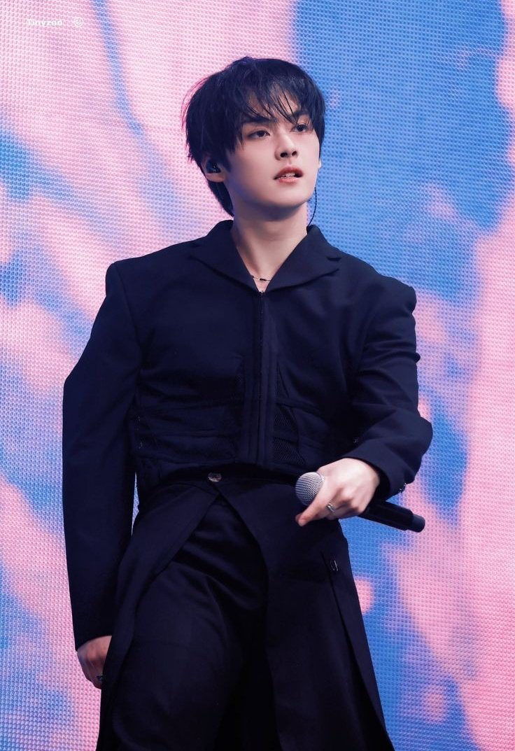 A moment captured by Lee Know (Stray Kids)'s fan