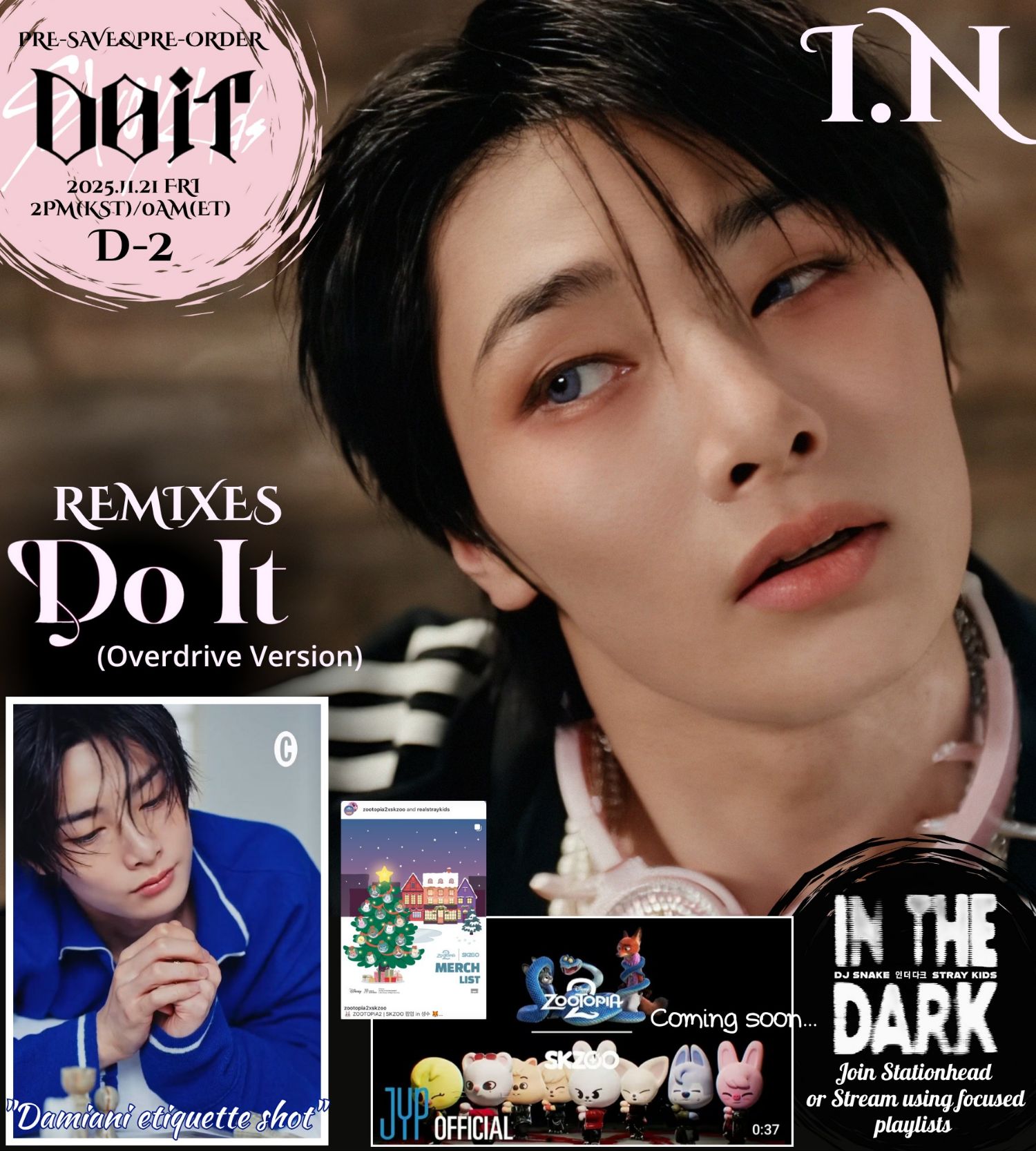 Recent activity shot of I.N (Stray Kids)